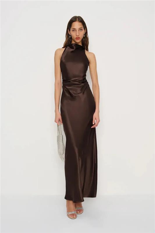 Freyja Satin Dress